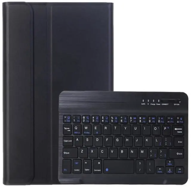 Alt view image 3 of 5 - Lrufodya Keyboard Case for iPad mini 7 A17 Pro & iPad mini 7th/6th Generation (2024/2021) - Detachable Bluetooth Keyboard with Slim Folio Stand, USB-C Rechargeable, and Pen Holder (Black)