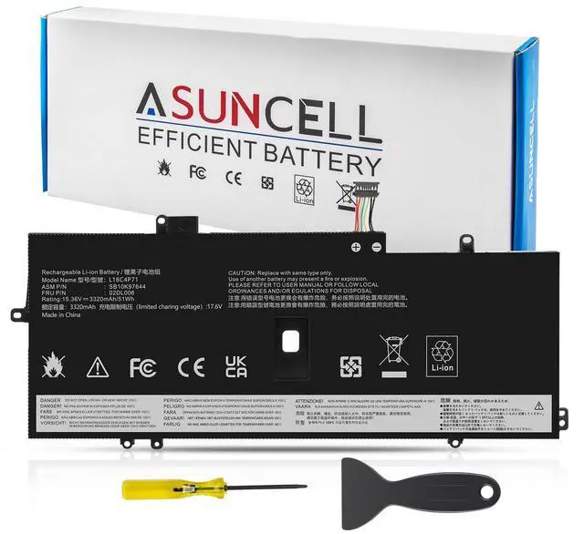 Main image of L18C4P71 L18M4P72 Battery for Lenovo Thinkpad X1 Carbon 7th Gen, X1 Carbon 8th Gen,ThinkPad X1 Yoga 4th/5th Gen Series 02DL004 02DL005 02DL006 L18L4P71 SB10K97644 SB10K97642 SB10K97643 SB10T83174
