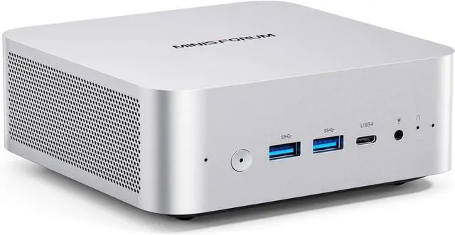 Main image of MINISFORUM AI X1-255 Mini PC AMD Ryzen 7 255 (8C/16T, up to 4,9 GHz), 32 GB DDR5 RAM 1 TB M.2 SSD,HDMI/DP/USB4 (4K@120 Hz), Dual Speaker/DMIC,USB-A X 3, 2.5G LAN, Wi-Fi 7/BT5.4