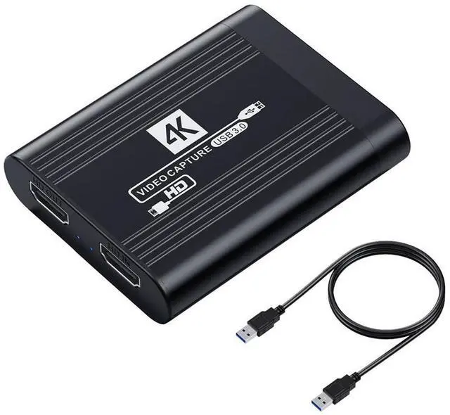 Alt view image 5 of 5 - cablecc 4K 60fps HDMI Capture Card Audio Video Live Streaming USB Data for Camera Game Set-Top Box Recording Computer DVD