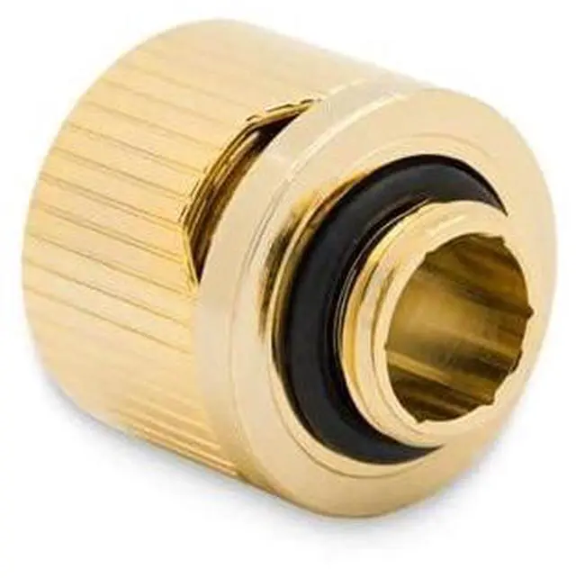 Alt view image 4 of 5 - EKWB EK-Quantum Torque STC-12/16 Compression Fitting for Soft Tubing, 12/16mm (7/16" ID, 5/8" OD), Gold, 6-Pack