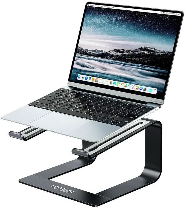 Alt view image 5 of 5 - Detachable Laptop Stand Rose Gold + Detachable Laptop Riser Black