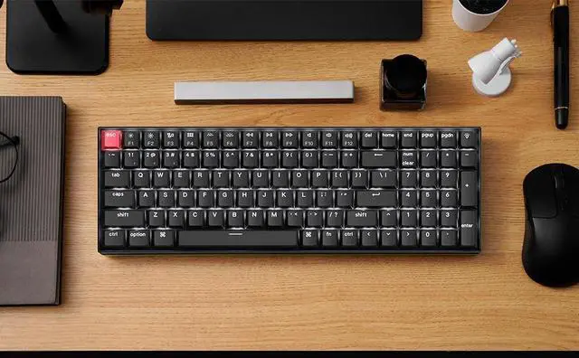 Alt view image 2 of 5 - Keychron K4 QMK Wireless Custom Mechanical Keyboard, 96% Layout Bluetooth/2.4G/USB-C Programmable, White Backlit Super Brown Switch NKRO Gaming Keyboard for Mac/Windows/Gamers, Version 3