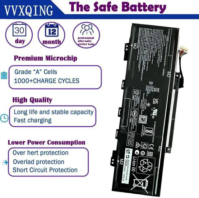 Alt view image 3 of 5 - PC03XL M24648-005 Battery for HP Pavilion x360 14 15 14-DY 14-BA 14-CD 14-dw 15-er Series Pavilion Aero 13-be Pavilion x360 Convertible 14-dy Notebook HSTNN-OB1W M24421-271 M24421-AC1 11.55V 3560mAh