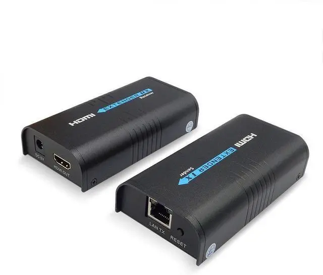 Main image of LKV373A 1080P HDMI Extender 365ft/120M Over Single Cat5 /Cat6 /Cat7 Ethernet Network and LAN Router/Switcher for HD STB,DVD,PS3, etc Supports TCP/IP by Ethernet