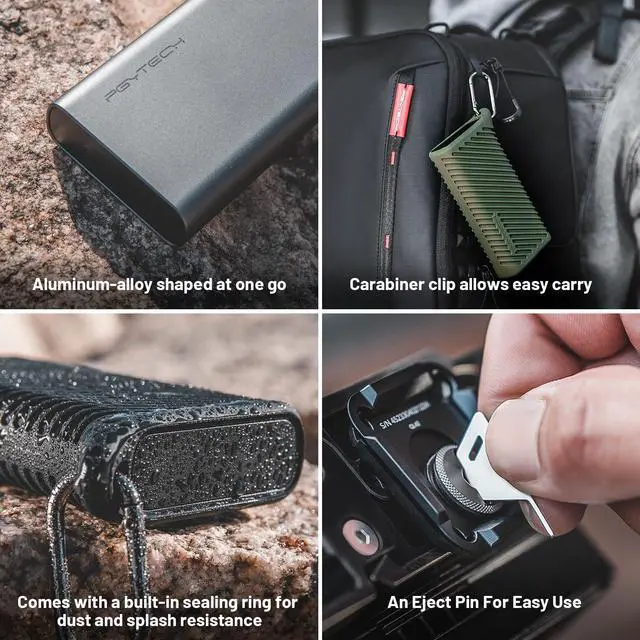 Alt view image 5 of 5 - PGYTECH Createmate CFexpress Type B Card Reader Case USB 3.2 Gen 2 10Gbps SD Card Reader for Photographers(CFexpress-B, Black)