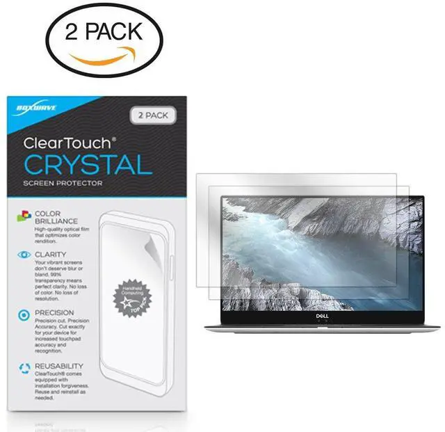 Alt view image 2 of 5 - BoxWave Screen Protector Compatible with Dell XPS 13 (9370) - ClearTouch Crystal (2-Pack), HD Film Skin - Shields from Scratches for Dell XPS 13 (9370), Dell XPS 13 (9370) | Inspiron 13 7000