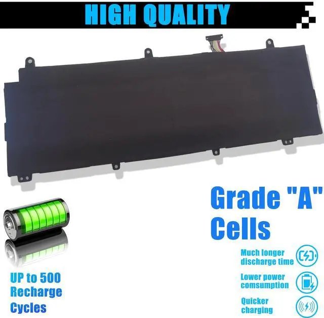Alt view image 5 of 5 - AOMKA C41N1805 Laptop Battery Replacement for Asus ROG Zephyrus S GX531 GX531GS GX531GM Series 0B200-03020000 0B20003020000 C41PKC5 15.4V 50Wh 3255mAh