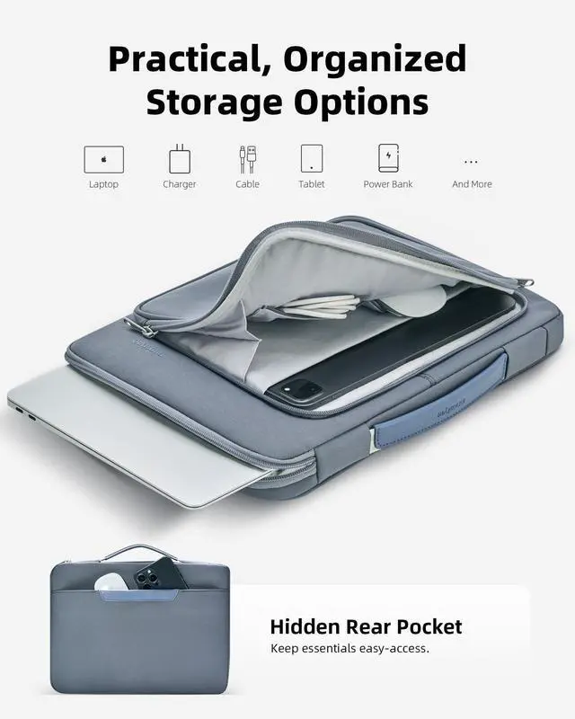 Laptop Sleeve Case with Handle 14 16 Inch Computer Cover Bag Compatible ...
