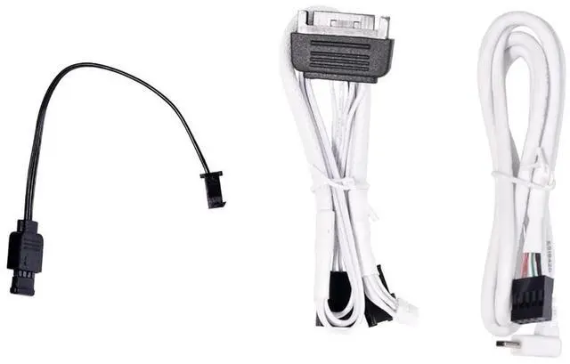 Alt view image 5 of 5 - Lian-Li Galahad II LCD CPU Liquid Cooler - White, 360mm, ARGB Fan