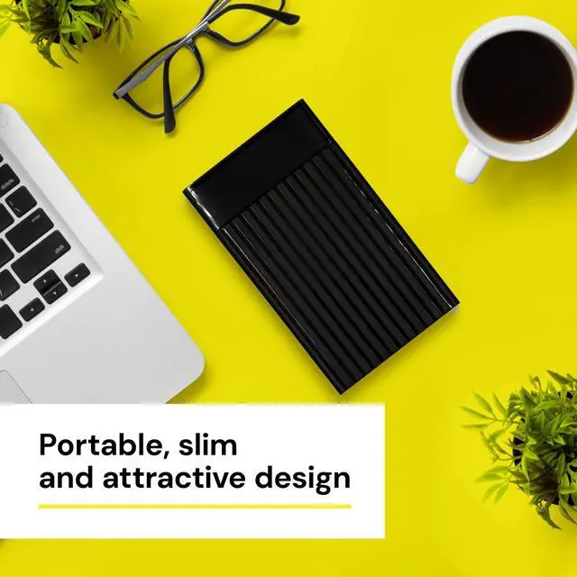 Alt view image 2 of 5 - STARLA 500 GB Portable External Hard Drive - Fast 5400 Rpm USB 3.2 Storage Drive - High-Speed USB Storage Compatible with PC, Mac, Laptop, TV, Game Console - External Backup Drive, Plug and Play Ready