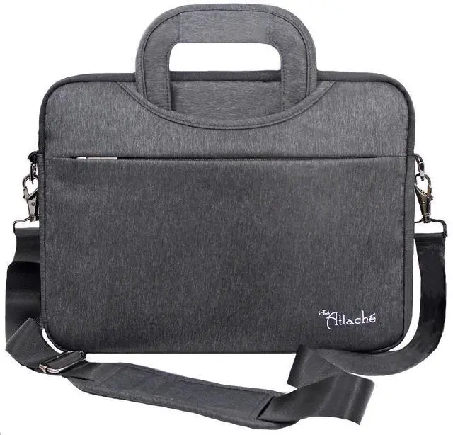 Main image of i-Tech Attache Laptop Shoulder Bag Compatible with 13-13.3 inch MacBook iPad Tablets and Laptops up to 14 inches Shockproof Waterproof Laptop Bag