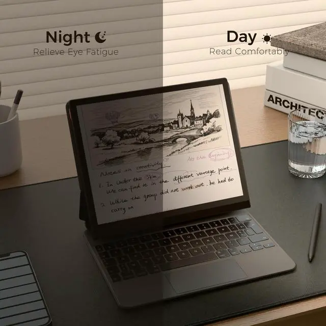 Alt view image 5 of 5 - Musnap Aura C 10.3" E Ink Color Display Paper Tablet Supports 3rd-Party apps,8GB+128GB ePaper Notebook with Stylus Pen,2-in-1 Color ePaper Tablet & eBook Reader,Long Battery Life for Meetings&Reading