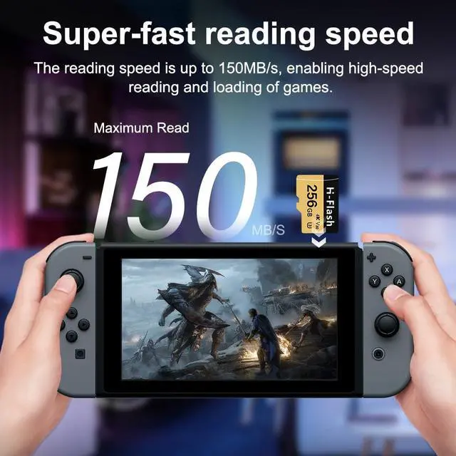 Alt view image 3 of 5 - SD Card Adapter, Memory Card High Speed Up to 150MB/s,A1 V30 U3 4K C10 TF Card for Tablet/Mobile Phone/Camera/Car Audio/Game Console (128x5)