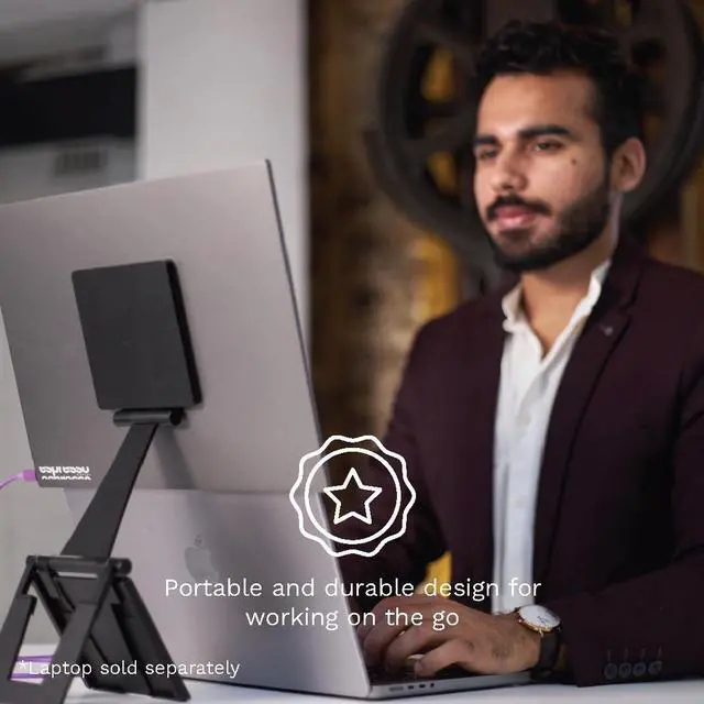 Alt view image 5 of 5 - espresso Displays 15 + Ergonomic Magnetic Stand+ | Ultra-Thin 1080p Premium Portable Monitor with USB-C Connectivity, Ergonomic Setup for Work, Travel, and Multi-Device Compatibility