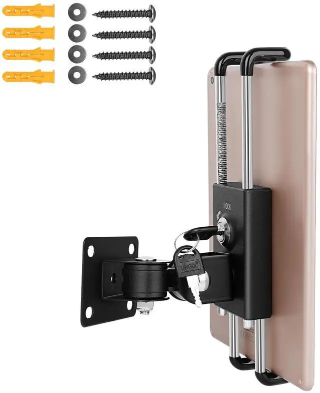 Main image of GSRUAN Lockable Tablet Wall Mount, Anti-Theft Tablet Holder for Shopping Malls for 7"-12.9", for Shopping Malls, Offices, Exhibition Halls, Conference Rooms