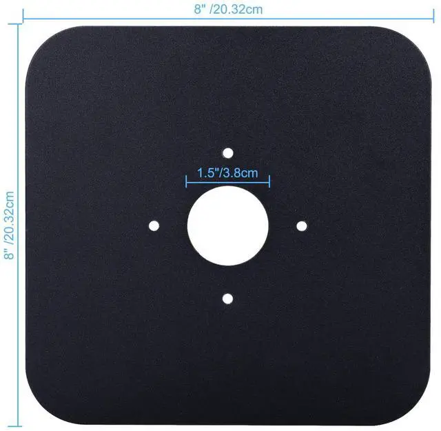 Alt view image 4 of 5 - CRIZISTON Swivel and Tilt Universal Terminal Stand with Plate