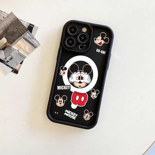Alt view image 3 of 3 - Case for iPhone 13 Pro Max Funny Shinning Mickey Mouse Full Protective Phone Case Anti Drop Cover