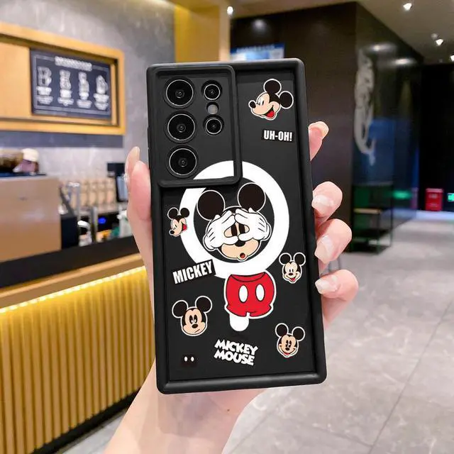 Alt view image 2 of 3 - Case For Samsung S22 Ultra Funny Shinning Mickey Mouse Full Protective Phone Case Anti Drop Cover