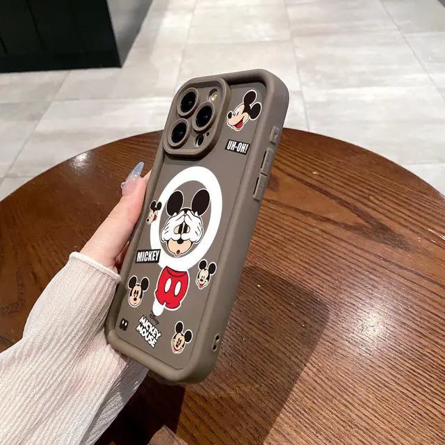 Alt view image 3 of 3 - Case For iPhone 15 Pro Max Funny Shinning Mickey Mouse Full Protective Phone Case Anti Drop Cover