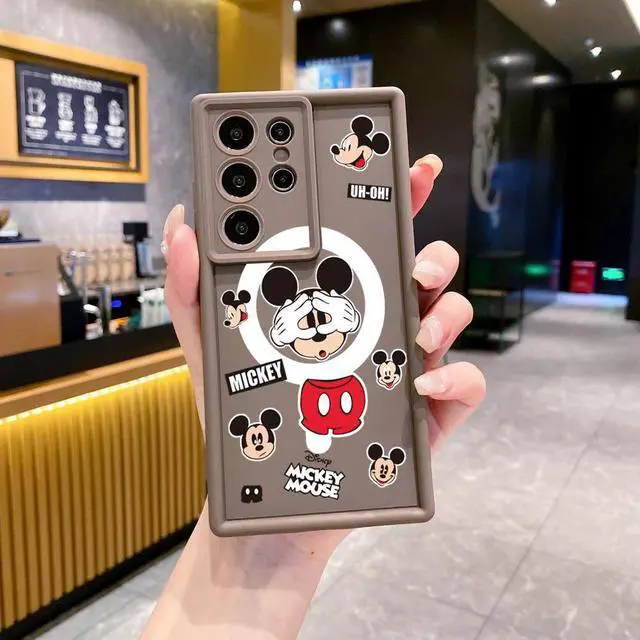 Alt view image 2 of 3 - Case For Samsung S22 Ultra Funny Shinning Mickey Mouse Full Protective Phone Case Anti Drop Cover
