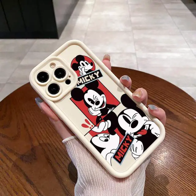 Alt view image 2 of 3 - Case For iPhone 13 Pro Funny Shinning Mickey Mouse Full Protective Phone Case Anti Drop Cover