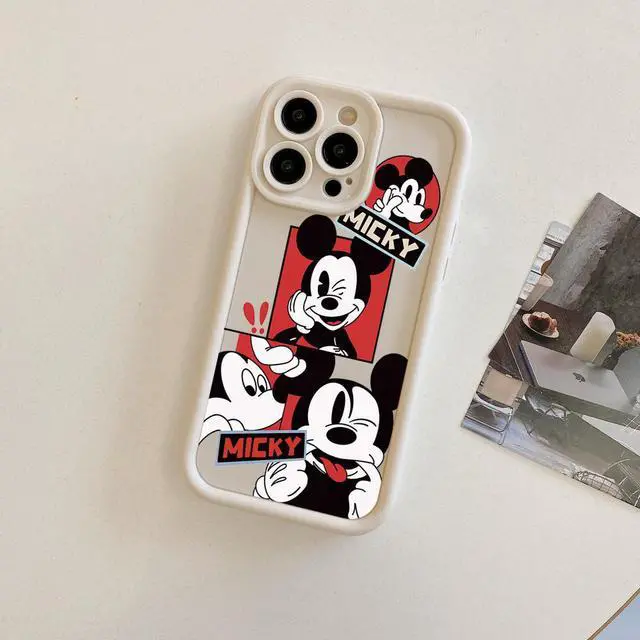 Alt view image 3 of 3 - Case For iPhone 15 Pro Max Funny Shinning Mickey Mouse Full Protective Phone Case Anti Drop Cover