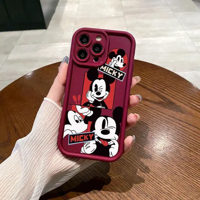Main image of Case For iPhone 14 Pro Max Funny Shinning Mickey Mouse Full Protective Phone Case Anti Drop Cover