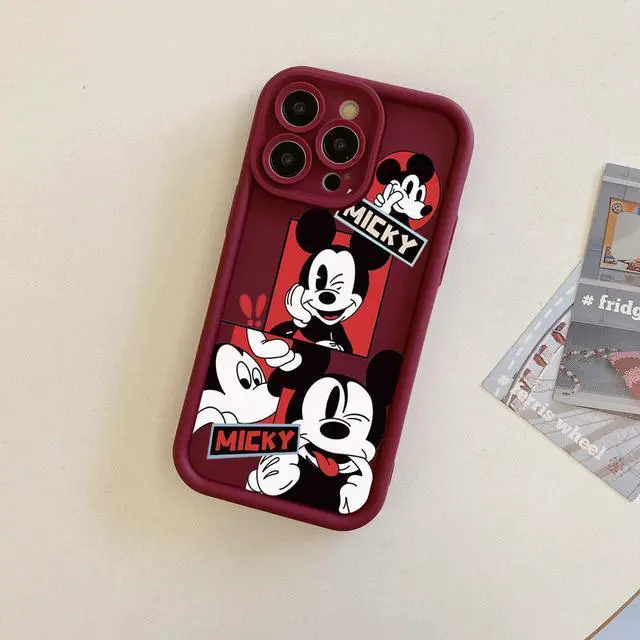 Alt view image 3 of 3 - Case For iPhone 13 Pro Funny Shinning Mickey Mouse Full Protective Phone Case Anti Drop Cover