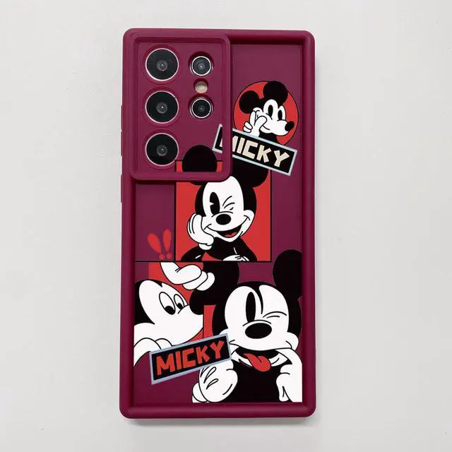 Alt view image 3 of 3 - Case For Samsung S24 Ultra Funny Shinning Mickey Mouse Full Protective Phone Case Anti Drop Cover