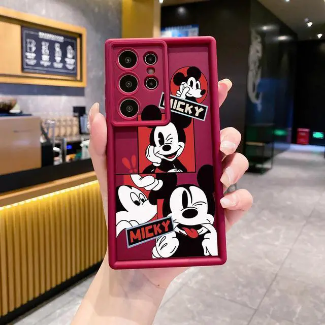 Alt view image 2 of 3 - Case For Samsung S24 Ultra Funny Shinning Mickey Mouse Full Protective Phone Case Anti Drop Cover