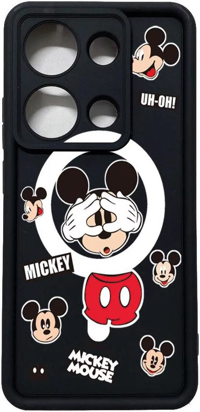 Alt view image 3 of 3 - Case For Redmi Note 13 4G Funny Shinning Mickey Mouse Full Protective Phone Case Anti Drop Cover