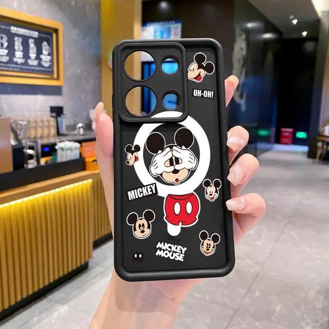 Alt view image 2 of 3 - Case For Redmi Note 13 4G Funny Shinning Mickey Mouse Full Protective Phone Case Anti Drop Cover