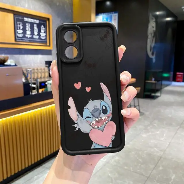 Main image of Case For OPPO A17 Couple Stitch Angel Full Protective Phone Case Anti Drop Cover