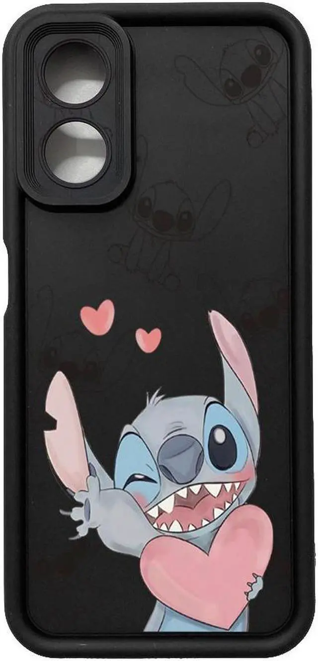 Alt view image 3 of 3 - Case For OPPO A17 Couple Stitch Angel Full Protective Phone Case Anti Drop Cover