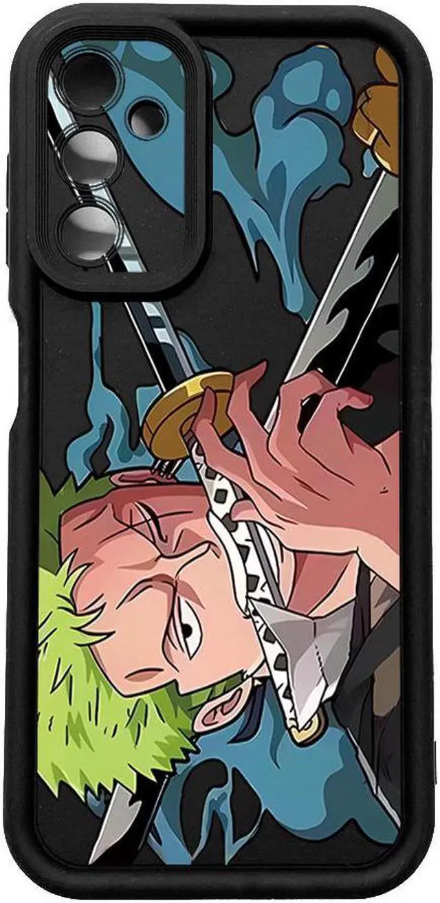 Alt view image 3 of 3 - Case For Samsung A15 5G Zoro Luffy Full Protective Phone Case Anti Drop Cover