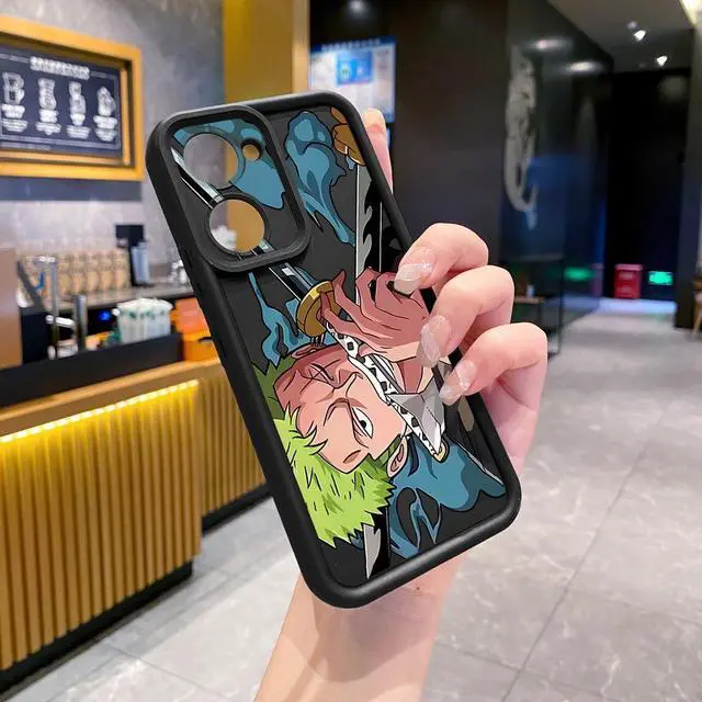 Alt view image 2 of 3 - Case For VIVO Y03 4G Zoro Luffy Full Protective Phone Case Anti Drop Cover