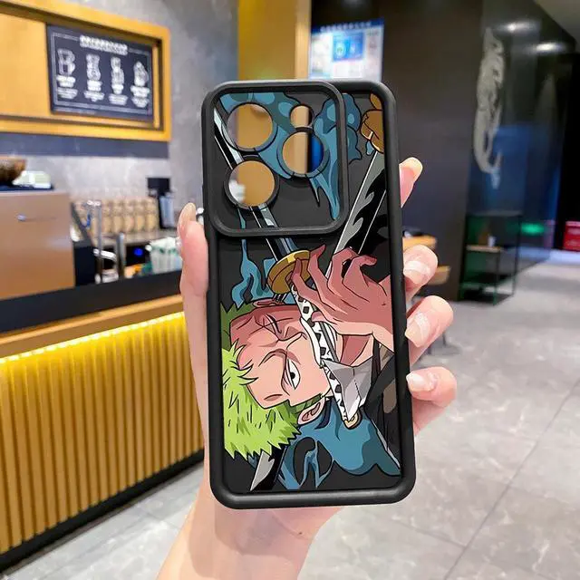 Main image of Case For Infinix Hot 40i Zoro Luffy Full Protective Phone Case Anti Drop Cover