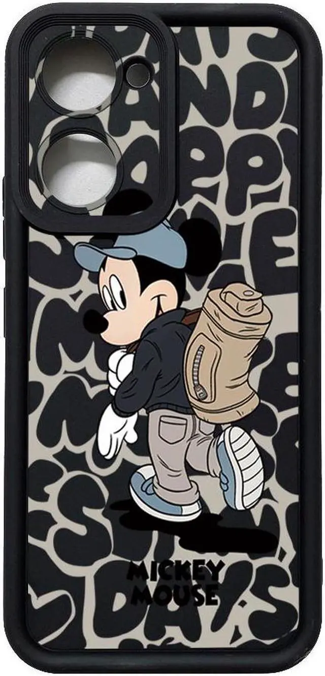 Alt view image 3 of 3 - Case For VIVO Y18 4G Couple Mickey Minnie Full Protective Phone Case Anti Drop Cover