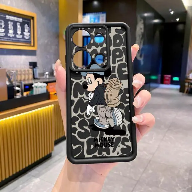 Alt view image 2 of 3 - Case For POCO X6 5G Couple Mickey Minnie Full Protective Phone Case Anti Drop Cover