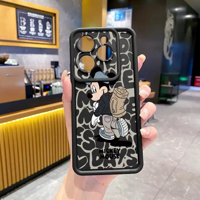 Main image of Case For Infinix Smart 8 Pro Couple Mickey Minnie Full Protective Phone Case Anti Drop Cover