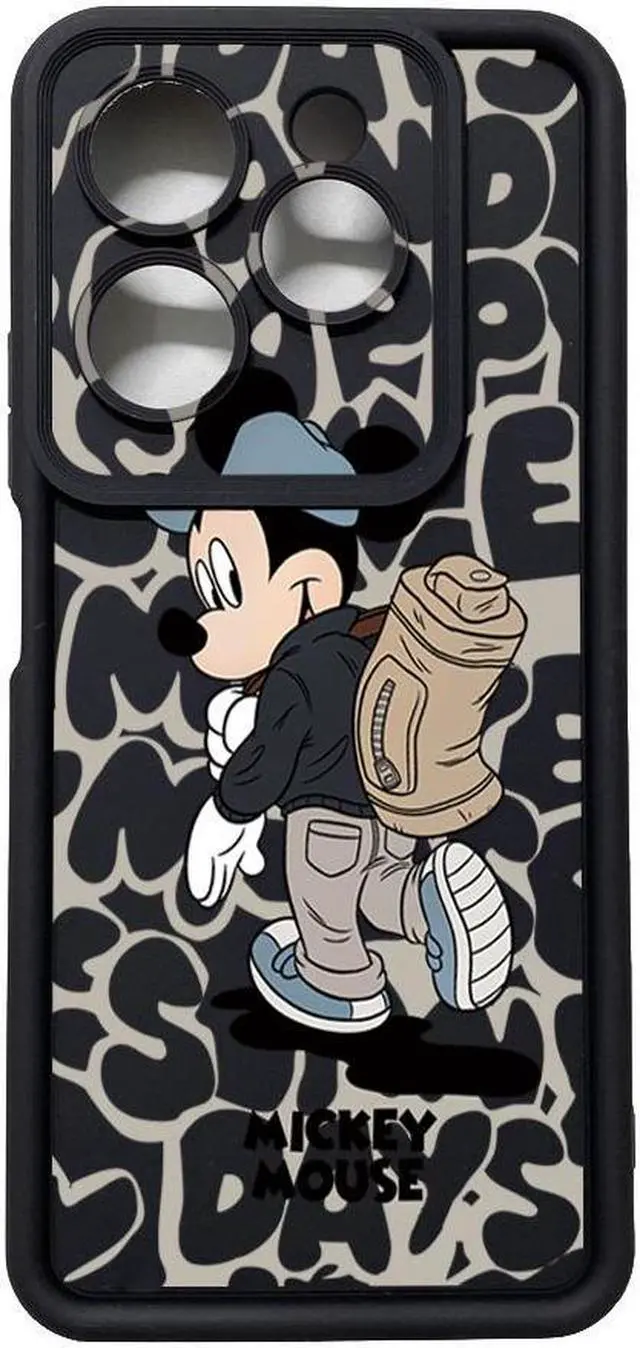 Alt view image 3 of 3 - Case For Infinix Smart 8 Pro Couple Mickey Minnie Full Protective Phone Case Anti Drop Cover