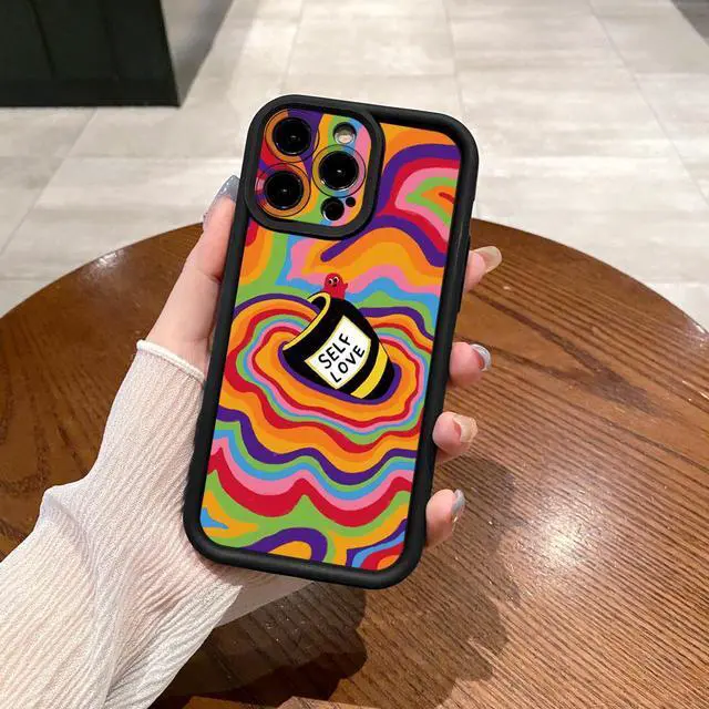 Main image of Case For iPhone 11 Pro Max Liquid Coffee Full Protective Phone Case Anti Drop Cover