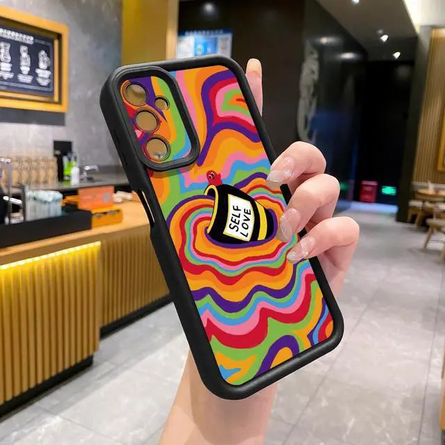 Alt view image 2 of 3 - Case For Samsung A14 5G Liquid Coffee Full Protective Phone Case Anti Drop Cover