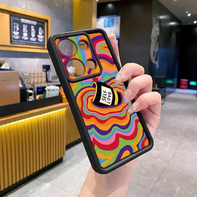Main image of Case For Redmi Note 13 Pro 4G Liquid Coffee Full Protective Phone Case Anti Drop Cover