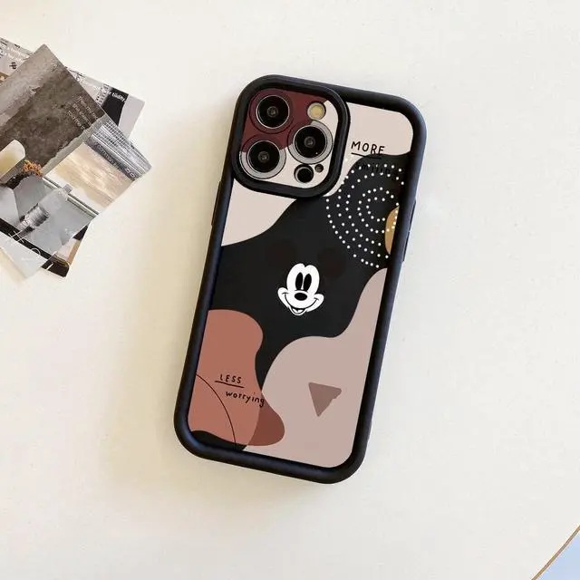 Alt view image 3 of 3 - Case For iPhone 12 Pro Retro Mickey Full Protective Phone Case Anti Drop Cover