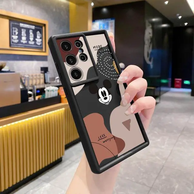 Main image of Case For Samsung S22 Ultra Retro Mickey Full Protective Phone Case Anti Drop Cover
