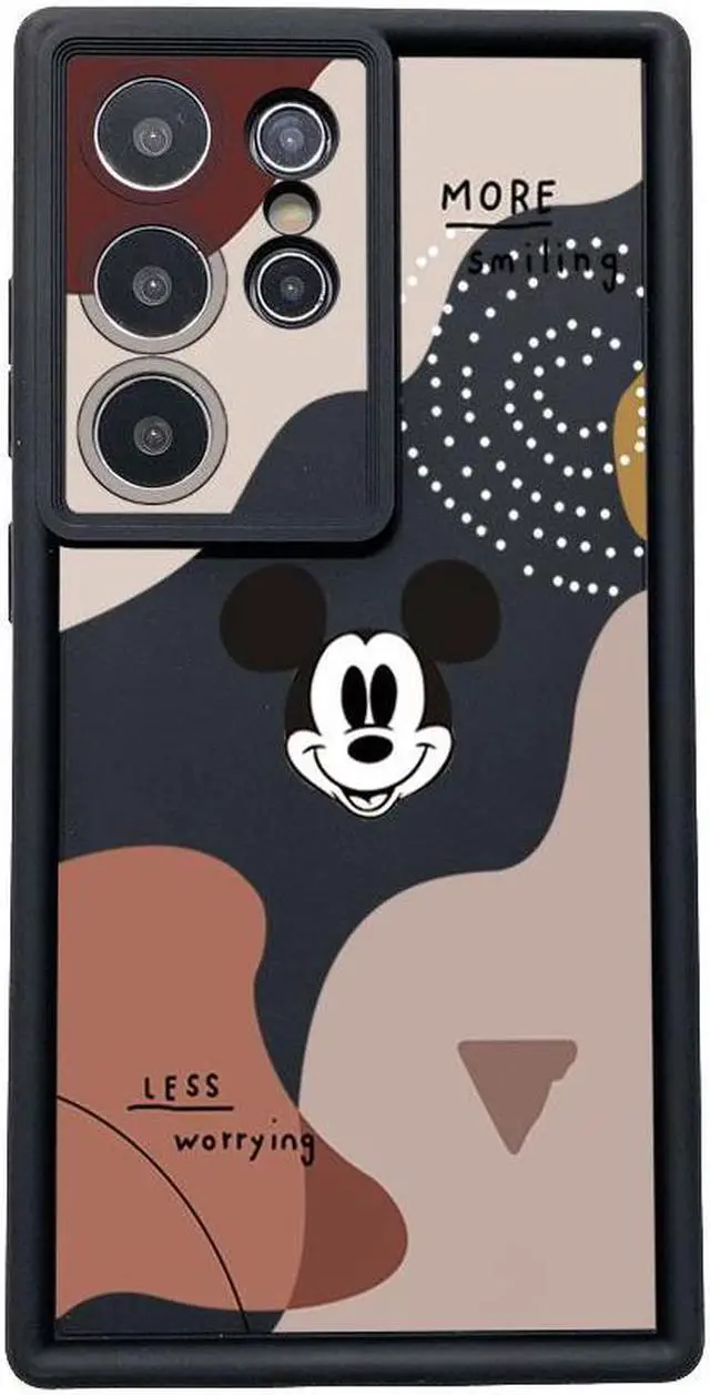 Alt view image 3 of 3 - Case For Samsung S22 Ultra Retro Mickey Full Protective Phone Case Anti Drop Cover