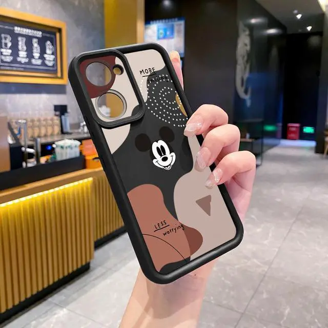 Alt view image 2 of 3 - Case For VIVO Y03 4G Retro Mickey Full Protective Phone Case Anti Drop Cover