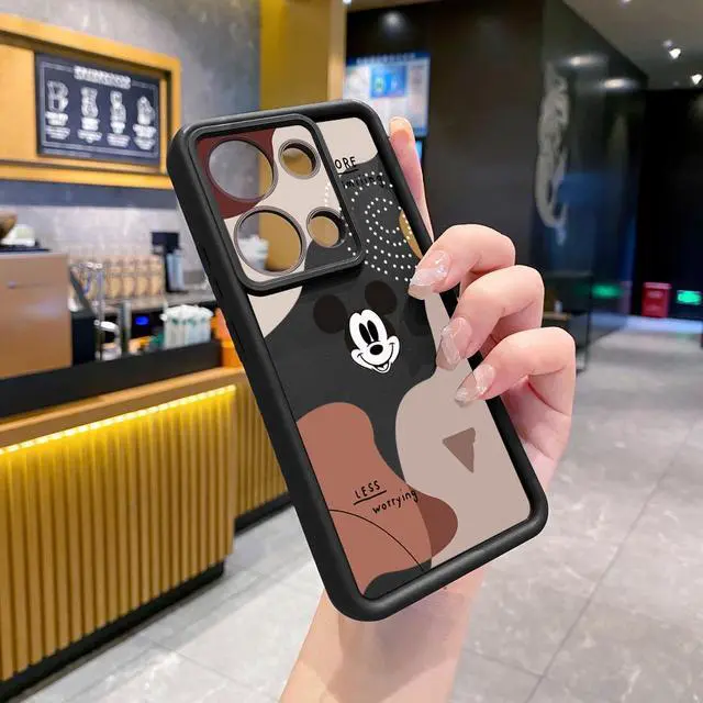 Main image of Case For Infinix Smart 7 Retro Mickey Full Protective Phone Case Anti Drop Cover